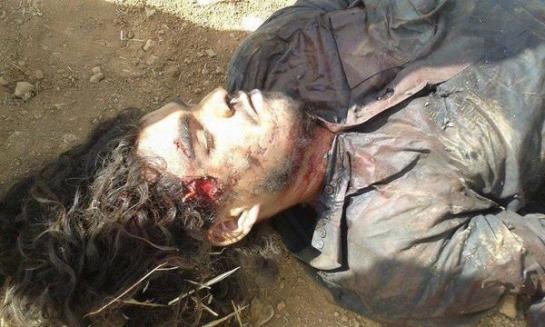 An Islamic State fighter killed by the YPG. 