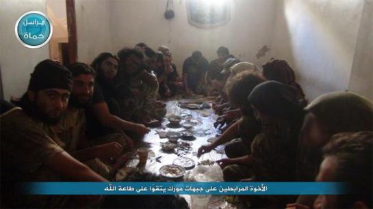 Jabhat al-Nusra fighters in Morek. 